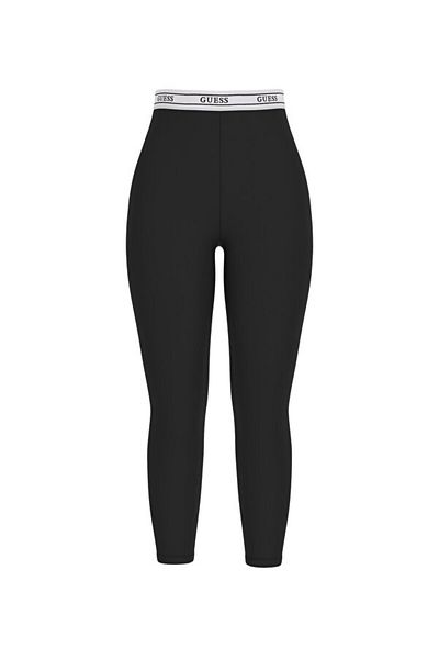 Guess Leggings noi Aline 4/4 Eco Str Leggings negri pentru femei V5gb04kcsa2-jblk