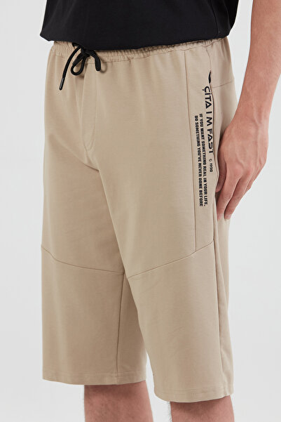 Fulla Moda Ελαστική τσέπη στη μέση με φερμουάρ με στάμπα Capri