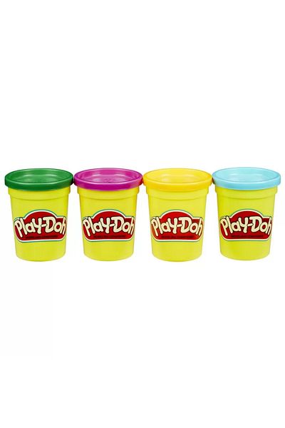 Play Doh PACK OF 4 BOXES IN VARIOUS COLORS
