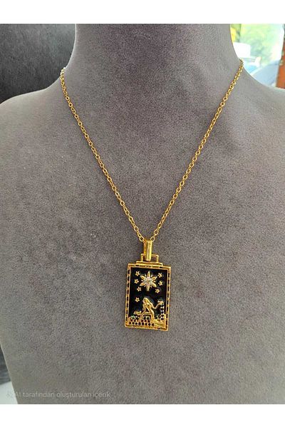 stainless steell Tarot Star Card Necklace