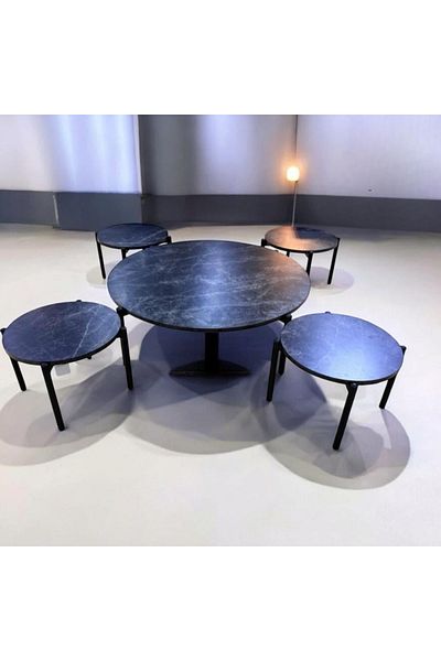 DEC13 Modern and elegant design 4+1 serving table set
