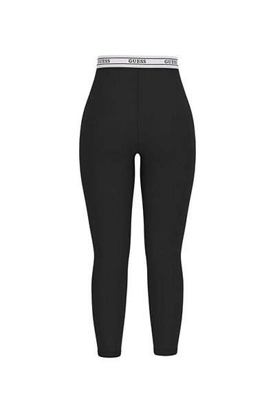 Guess Leggings noi Aline 4/4 Eco Str Leggings negri pentru femei V5gb04kcsa2-jblk
