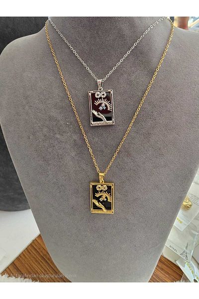 stainless steell The Magician Tarot Necklace