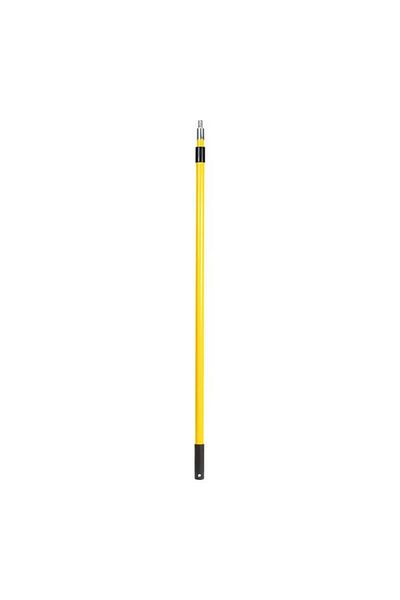 Generic ACE Large Twist Telescopic Extension Pole Yellow and Black 1.2-2.4m