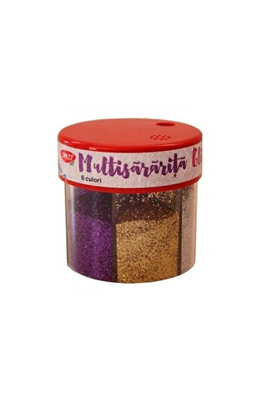 daço Γκλίτερ σε σκόνη 6 χρωμάτων, 50g/σωληνάριο, Multisararita Daco