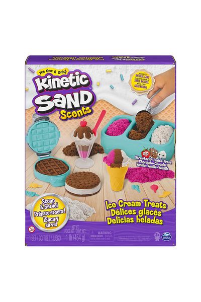Kinetic Sand COLORFUL AND SCENTED ICE CREAM AND CAKES SET