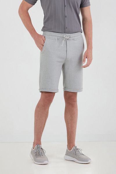Fulla Moda Σορτς με διπλό πόδι με ελαστική μέση και τσέπες