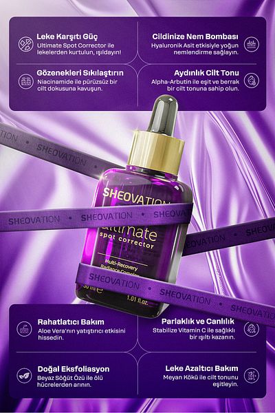 SHEOVATION Anti-Blemish, Brightening, Pore Firming Vitamin C Serum 120ml