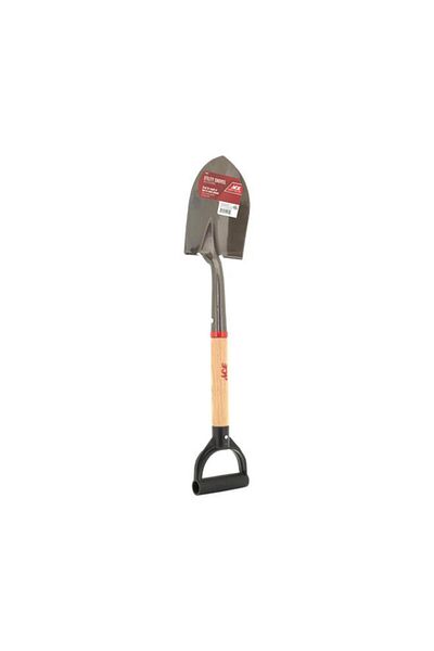 Generic ACE Steel Blade Utility Shovel with Wooden Handle Multicolor 14.16 cm