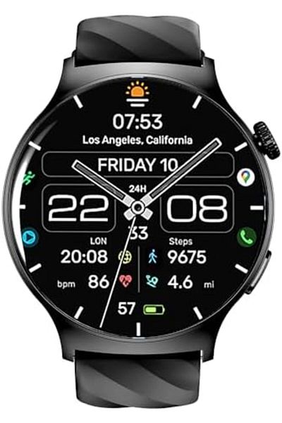 Faster Nerv Watch 3 Pro- Smart Watch with AI Voice Control and Multiple Sports Mode, Monitors Heart