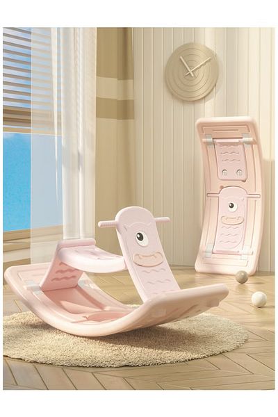 FULLJOY 2 in 1 Multifunctional Rocking Horse & Rocking Board
