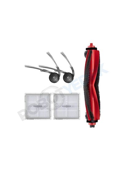 robotyedek Roborock Q8 Max Pro (2025 Model!) Compatible Mop-Free Brush Hepa Filter Set-5 Pieces