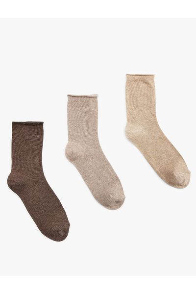 Koton Set of 3 Basic Multicolored Socks