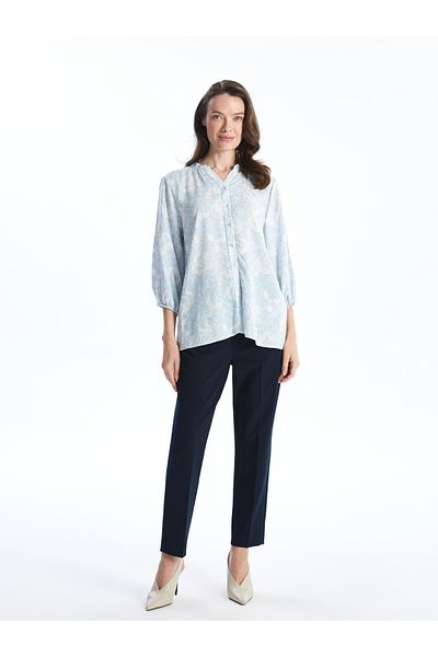 LC Waikiki Wacky Collar Patterned Women's Blouse