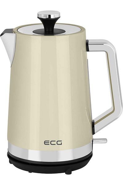 ECG Electric kettle ECG RK 1766 Vintage Vanilla, 2200 W, 1.7 liters, stainless steel, cream