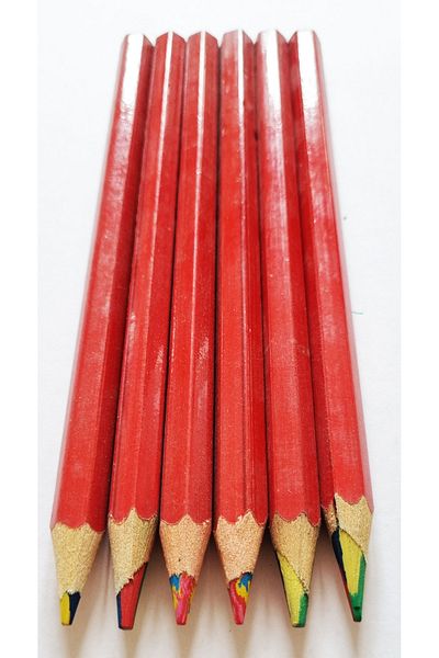 Modellino 6 Jumbo Rainbow Red Body Rbc Rainbow Pencil