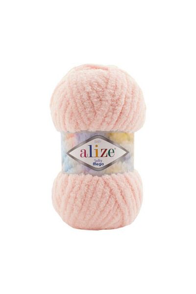 Alize 3 spools of Eliza Softy Mega yarn, color number 340