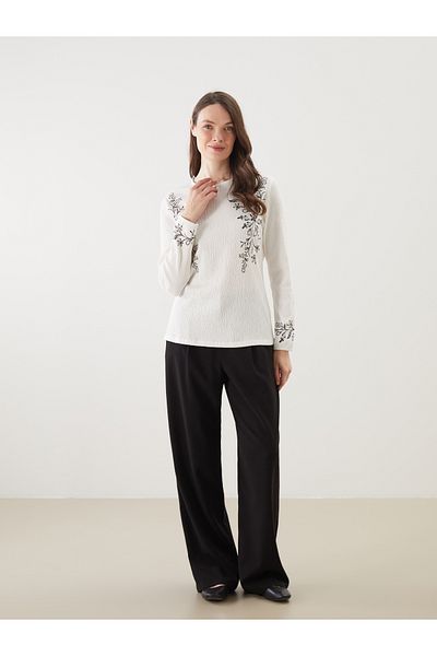 LC Waikiki Crew Neck Floral Blouse