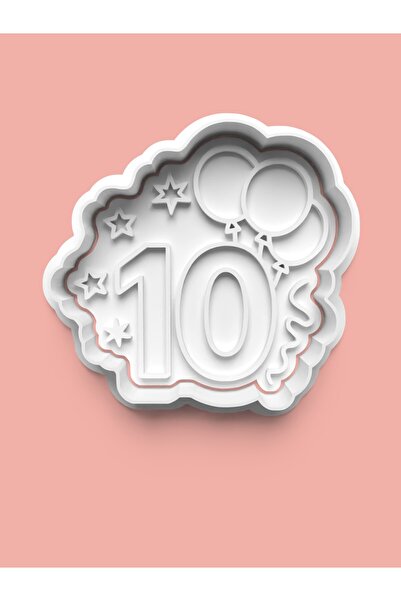 AKTASTORE قالب كوكيز عيد الميلاد العاشر وقالب عجينة السكر - 10 أرقام