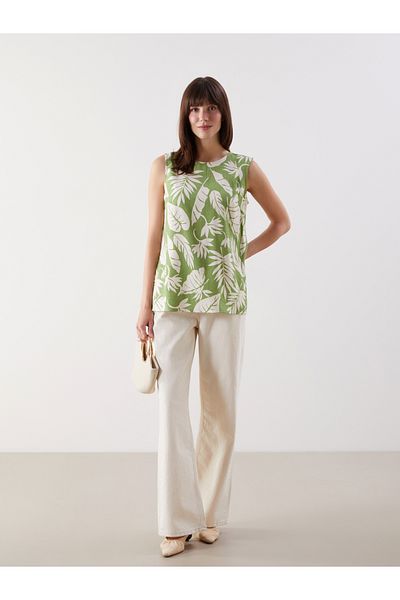 LC Waikiki Crew Neck Floral Women's Blouse