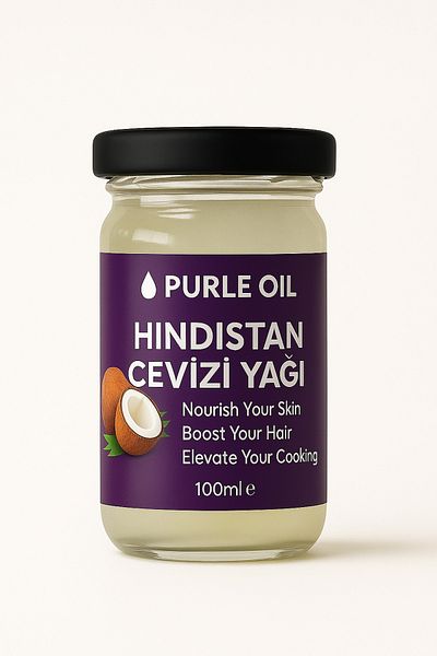 PURLEOİL Pure Coconut Oil – Natural Care & Kitchen Use - Anti Chlorine