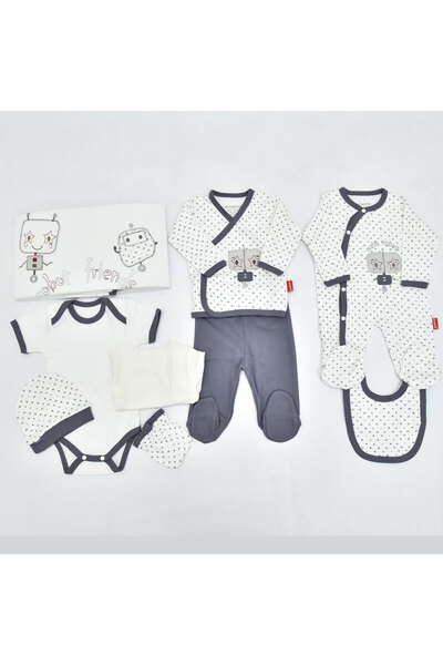 Modonoff Set of 10 with Robot Embroidered