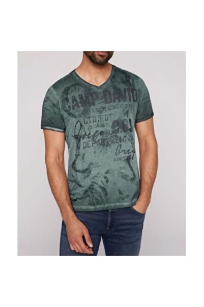 Camp David V YAKA ERKEK T-SHİRT