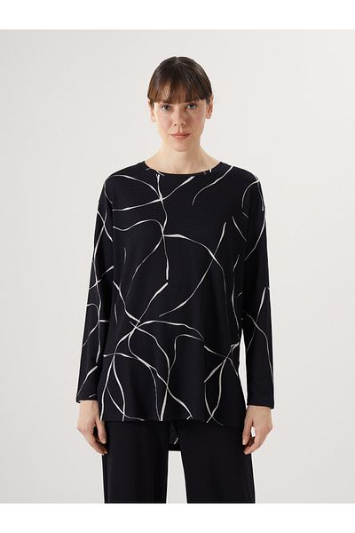 LC Waikiki Crew Neck Patterned Women's Blouse