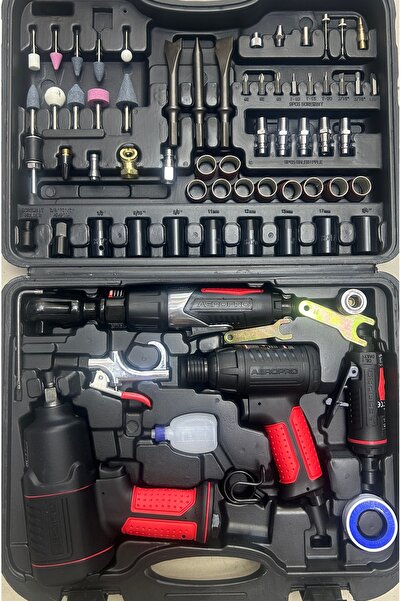 STANVOLT PROFESYONEL HAVALI SET SOMUN SIKMA CIRCIR ÇEKİÇ KESKİ TAŞLAMA