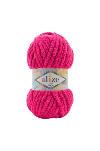 Alize 3 spools of Eliza Softy Mega yarn, color number 798