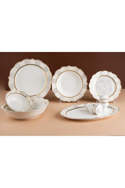 TOHFAT-AL MAIDAH Luxury dining set consisting of 28 porcelain pieces for 6 people