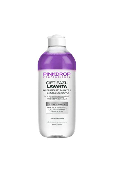 PİNKDROP Apă Micelară Bifazică 3 în 1 Pink Drop cu Ulei de Lavandă și Colagen...