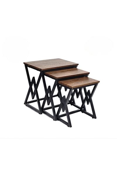 DEC13 A distinctive set of serving tables for your home decor