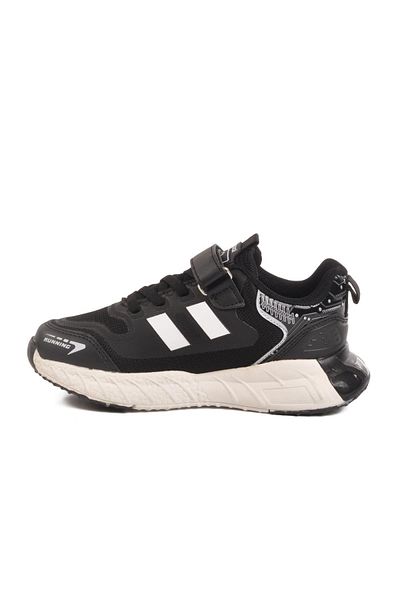 WALKWAY Black Textile Children's Casual Shoes Cool Ukon F