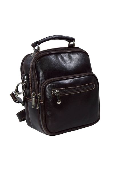 Magazinul de genti Men's genuine leather bag, model 016