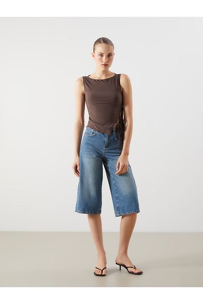 LC Waikiki Crew Neck Tie Blouse