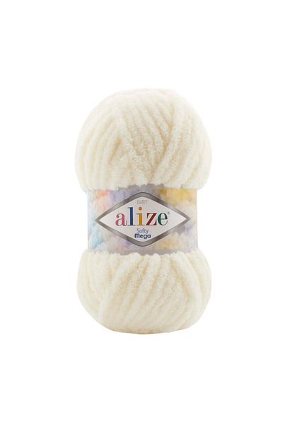 Alize 3 spools of Eliza Softy Mega yarn, color number 62