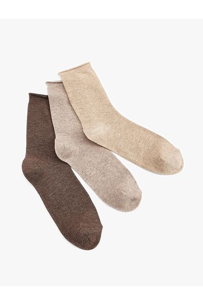 Koton Set of 3 Basic Multicolored Socks