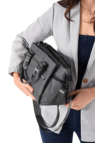 Sanmorris Kadın Su Geçirmez Paraşüt Kumaş Çapraz Ve Omuz Askılı Spor El Çanta...