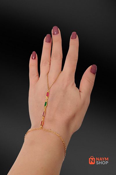NAYM SHOP Colorful Stone Design Şahmeran Steel (1Piece)