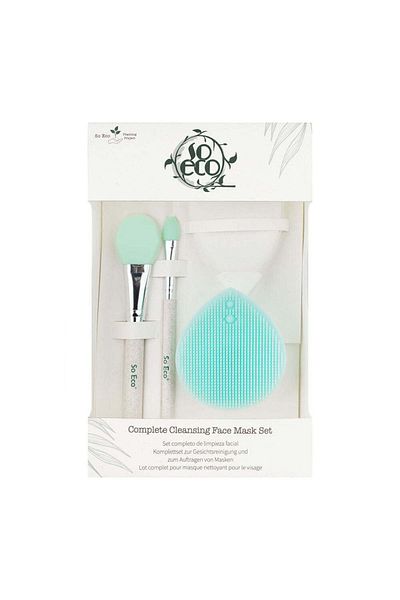 So Eco Set complet de curățare pentru măști de față ecologice, So Eco, 4 buc.