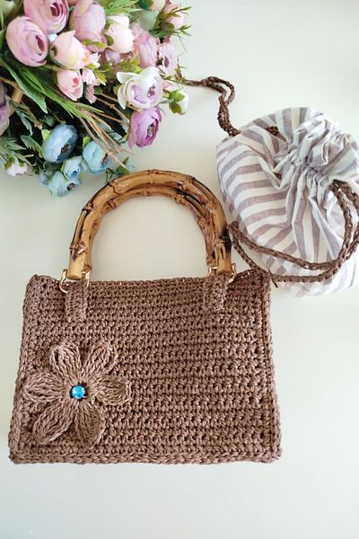 Mutlu İnsanlar Dükkanı Handmade Straw Bag