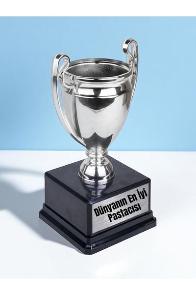 lili hediyelik World's Best Pastry Chef Award Success to Printed Pastry Chef 23cm Championship Trophy Gift