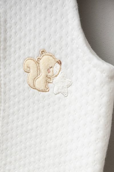 Bebitof Cute Starry Squirrel Patterned Baby Quilted Vest