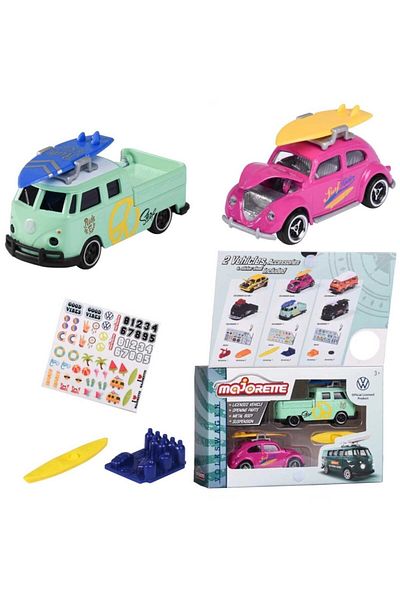 Majorette I Chose I Got Si̇mba Majorette 2055006 Volkswagen Metal Cars Set of 2 3+