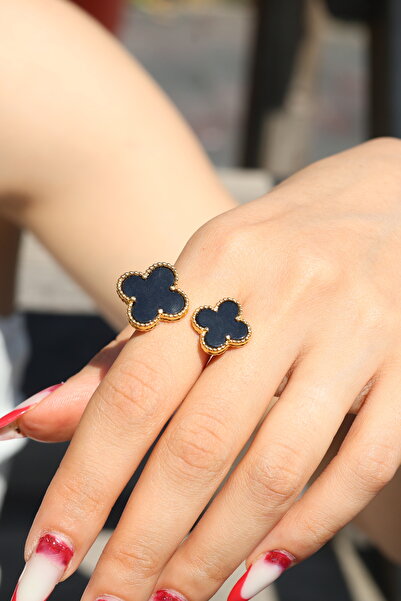 DOLCE QUEEN خاتم نموذج البرسيم النسائي القابل للتعديل