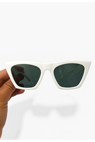 Lexi Bella Kids Sunglasses White Slanting Frame Uv 400 Protection Ce Certificated Children Sunglasses