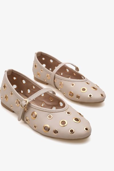 Liza Shoes Reyna Women's Perforated Troquet Ballerinas A003-Pm567- K845