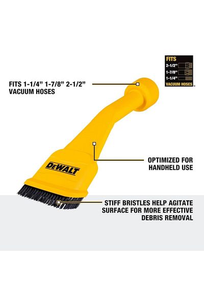 Dewalt Ergonomic Design Claw Utility Nozzle Brush