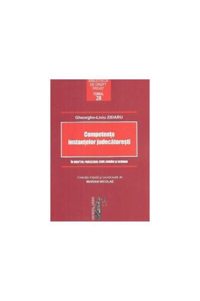 Editura Universul Juridic Competenta instantelor judecatoresti in dreptul pr
